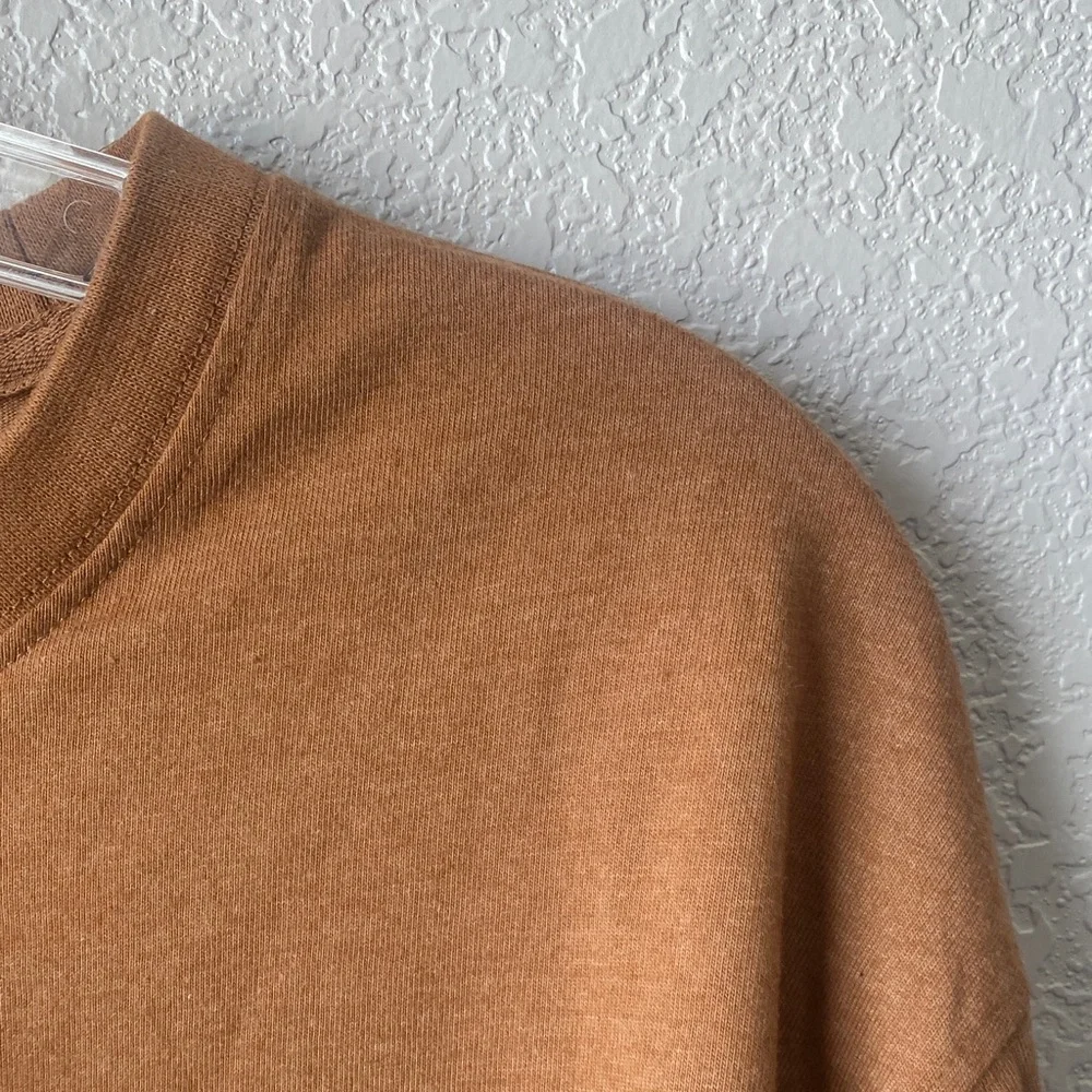 Woolrich Long Sleeve Pocket Tee Mens Large Brown Casual Everyday‎ Top - Picture 2 of 9